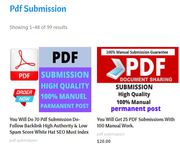 Buy PDF Submission at Affordable Prices | USA SEO